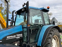 1998 new holland ts100 vierwielaangedreven landbouwtractor met bos maaiarm - afbeelding 28 van  52