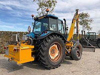 1998 new holland ts100 vierwielaangedreven landbouwtractor met bos maaiarm - afbeelding 49 van  52