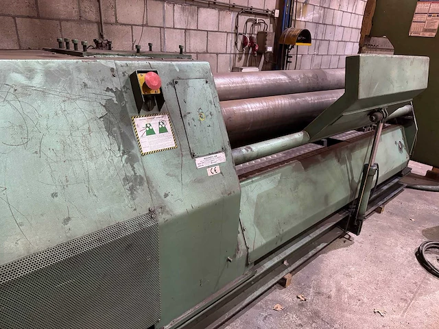 1998 roundo ps-255 plaatwals 2500x8 v.v. hoogte- en zijaanslag - afbeelding 5 van  11
