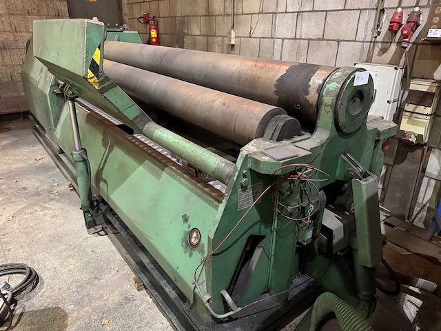 1998 roundo ps-255 plaatwals 2500x8 v.v. hoogte- en zijaanslag - afbeelding 6 van  11