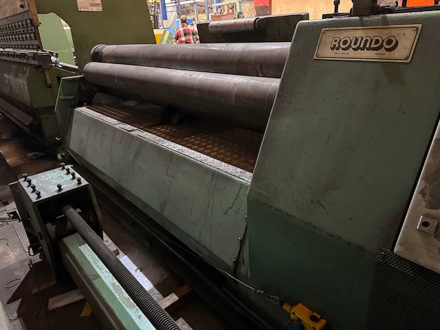 1998 roundo ps-255 plaatwals 2500x8 v.v. hoogte- en zijaanslag - afbeelding 9 van  11