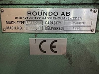 1998 roundo ps-255 plaatwals 2500x8 v.v. hoogte- en zijaanslag - afbeelding 11 van  11