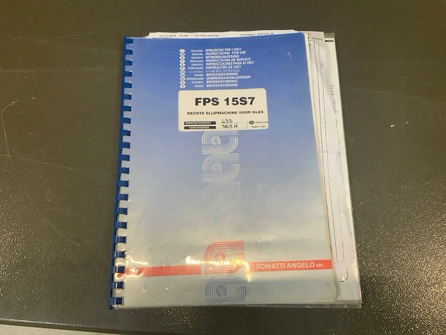 1998 schiatti angelo fps 15s7 glasslijpmachine - afbeelding 15 van  24