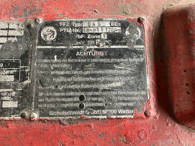 1998 sichelschmidt d4 ex s elektrische stapelaar - afbeelding 3 van  13