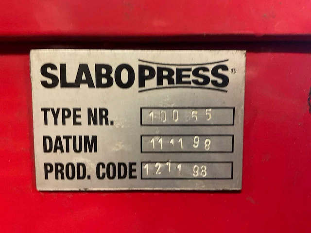1998 slabopress 100–65 afvalpers - afbeelding 6 van  7