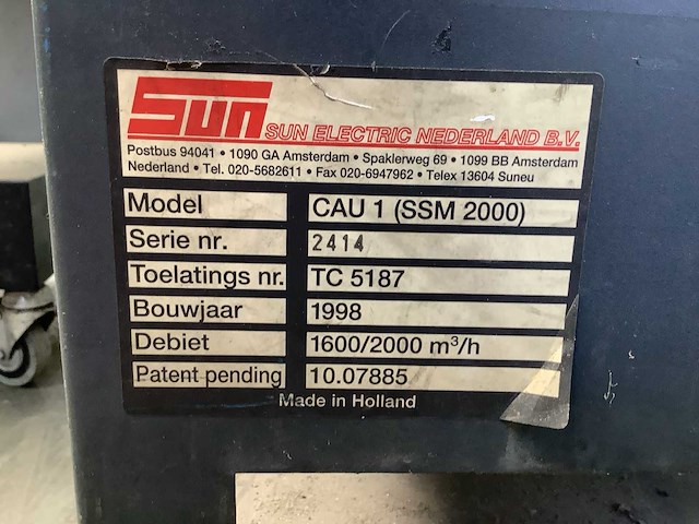 1998 sun ssm 2000 gas- en roetmeter - afbeelding 5 van  5