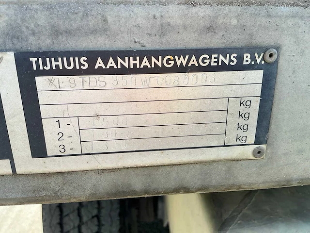 1998 tijhuis tds35 aanhangwagen - afbeelding 6 van  23