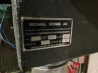 1998 weinig profimat 23e vierzijdige profileer- en schaafmachine - afbeelding 16 van  19