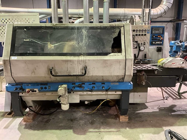 1998 weinig unimat 23e vierzijdige profileer- en schaafmachine v.v. masterwood euromec feeder - afbeelding 15 van  20