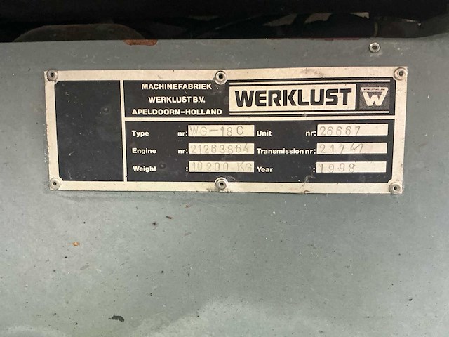 1998 werklust wg18c - afbeelding 21 van  28