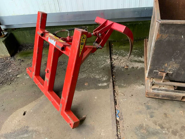 1998 wifo hm 240-1000 hefmast met balenklem - afbeelding 2 van  7