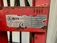 1998 wifo hm 240-1000 hefmast met balenklem - afbeelding 5 van  7