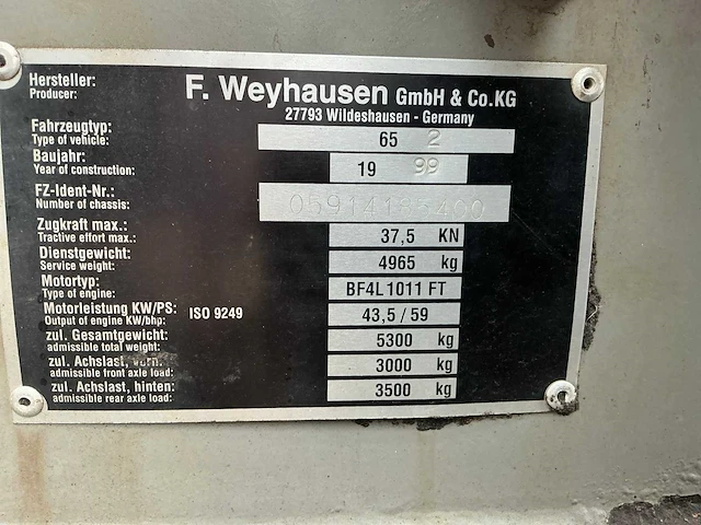 1999 atlas 652 shovel - afbeelding 21 van  35