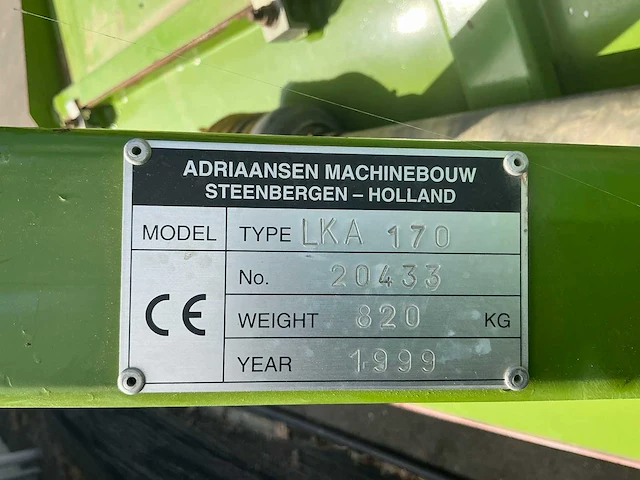 1999 baselier lka 170 loofklapper - afbeelding 6 van  14
