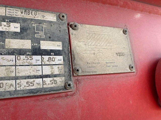 1999 benalu beno2000 nep72l bulk oplegger - afbeelding 4 van  12