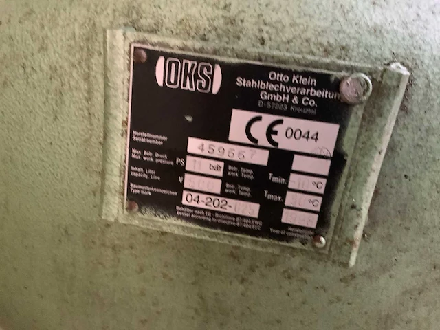 1999 creemers cst 1250 schroefcompressor in frame - afbeelding 9 van  9
