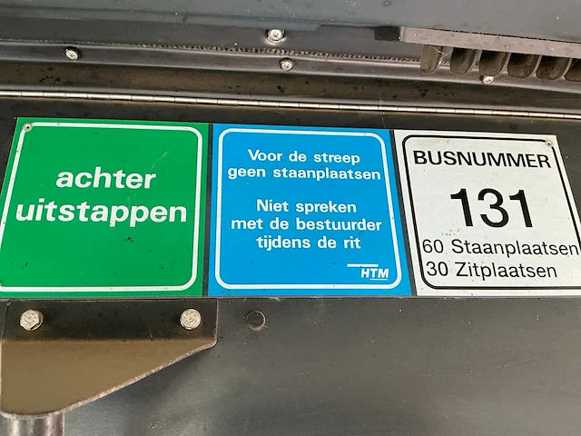 1999 daf den oudsten stadsbus b96dl595 touringcar - afbeelding 80 van  83