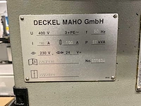1999 deckel dmc 100v hi-dyn cnc freesmachine - afbeelding 14 van  44