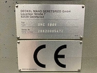 1999 deckel dmc 100v hi-dyn cnc freesmachine - afbeelding 16 van  44