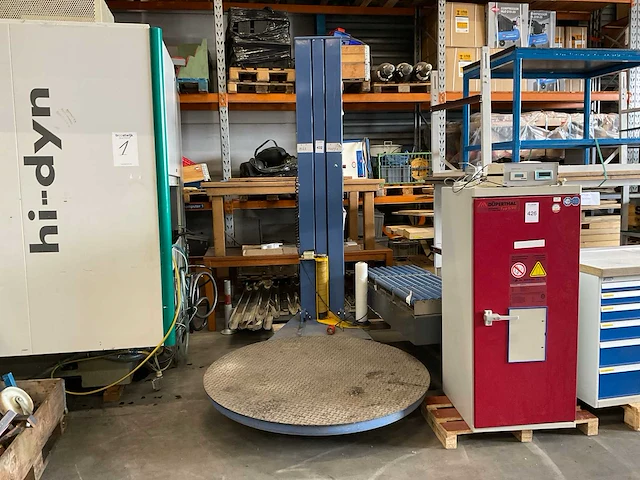 1999 dekker logipack pme15/1 flc palletfoliewikkelaar - afbeelding 2 van  7
