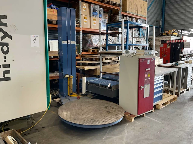 1999 dekker logipack pme15/1 flc palletfoliewikkelaar - afbeelding 3 van  7