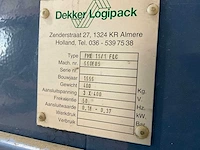 1999 dekker logipack pme15/1 flc palletfoliewikkelaar - afbeelding 7 van  7