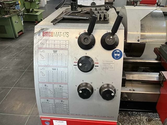 1999 emco mat-17s universele draaibank - afbeelding 8 van  10