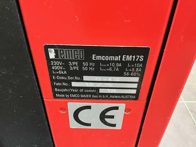 1999 emco mat-17s universele draaibank - afbeelding 10 van  10