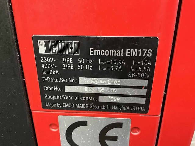 1999 emco mat-17s universele draaibank - afbeelding 2 van  15