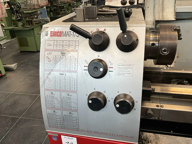 1999 emco mat-17s universele draaibank - afbeelding 14 van  15