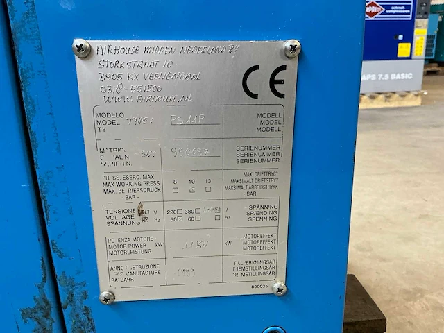 1999 falcon ps11 p schroefcompressor - afbeelding 10 van  18