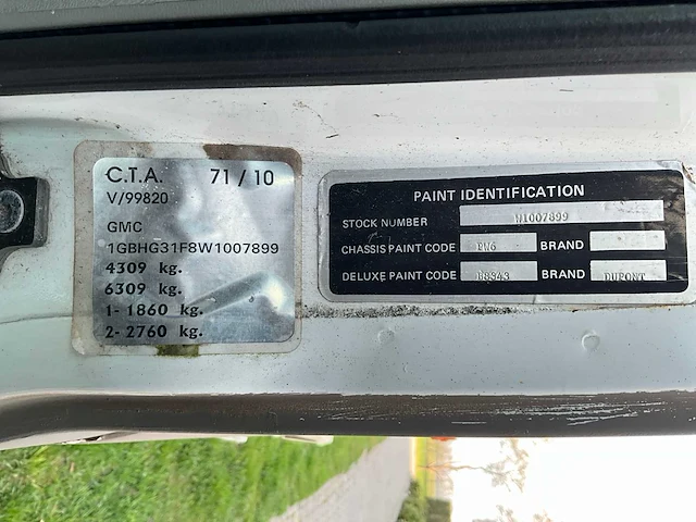 1999 gmc chevrolet 3500 camper - afbeelding 29 van  36