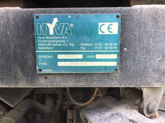 1999 hyva a.o. kip-man vrachtwagen - afbeelding 9 van  12