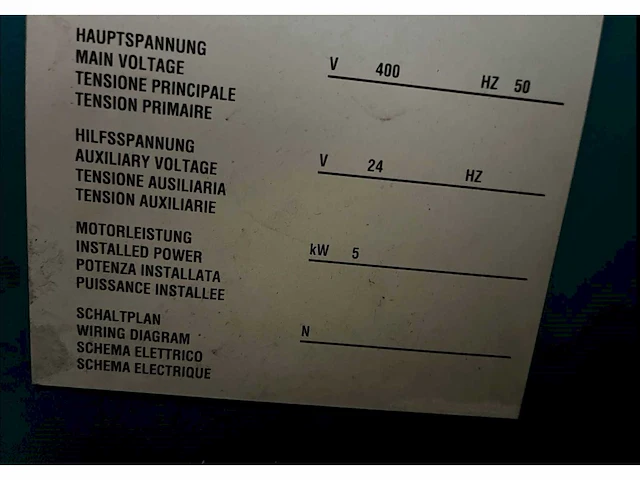 1999 indumasch hp 750 cnc/z ponsmachine - afbeelding 19 van  23