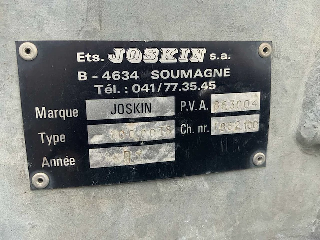 1999 joskin 100.00ts mesttank - afbeelding 17 van  24