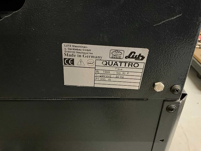 1999 lutz quattro combi machine - afbeelding 4 van  14
