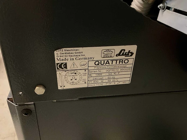 1999 lutz quattro combi machine - afbeelding 5 van  14