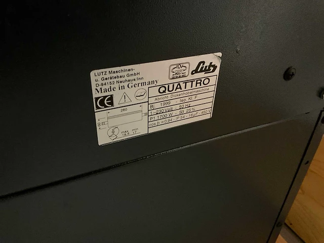 1999 lutz quattro combi machine - afbeelding 6 van  14