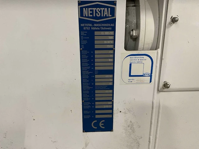 1999 netstal dj600-110 spuitgietmachine - afbeelding 5 van  14