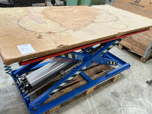 1999 quarrate supporto elevatore pneumatische schaarheftafel - afbeelding 9 van  10