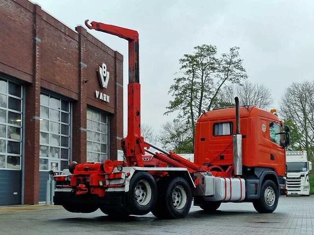 1999 scania r124-420 haakarm vrachtwagen - afbeelding 21 van  27