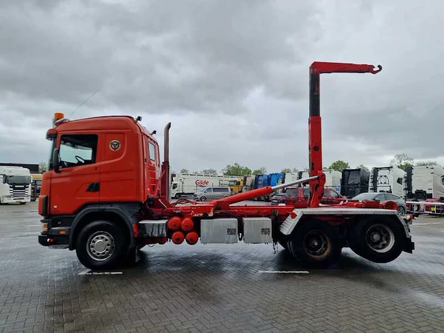 1999 scania r124-420 haakarm vrachtwagen - afbeelding 23 van  27