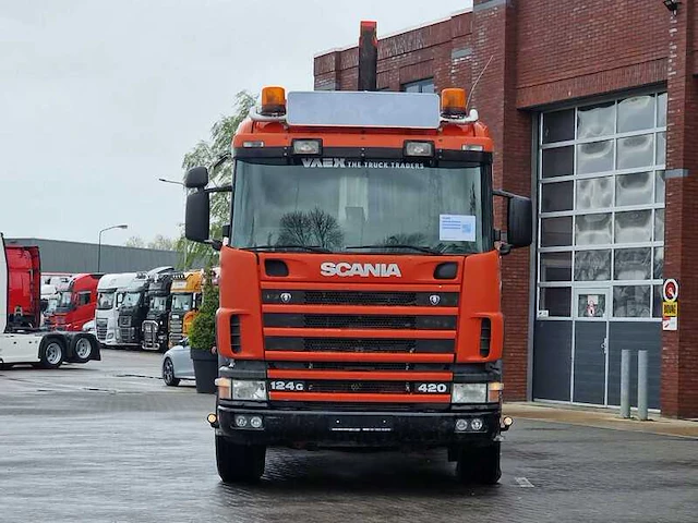 1999 scania r124-420 haakarm vrachtwagen - afbeelding 26 van  27