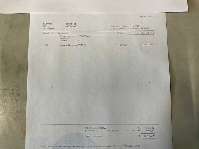 1999 supermax ycm-v65a cnc freesmachine - afbeelding 18 van  25