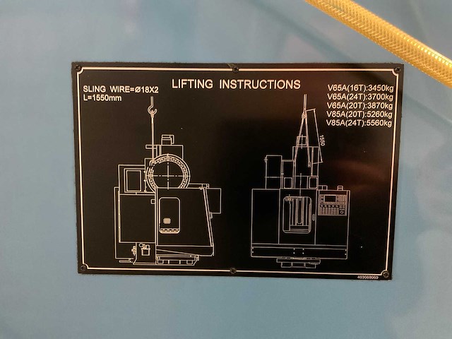 1999 supermax ycm-v65a cnc freesmachine - afbeelding 23 van  25