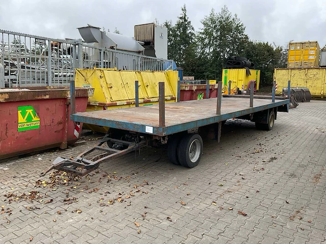 1999 van werven 2-a lbw platte wagen - afbeelding 1 van  10