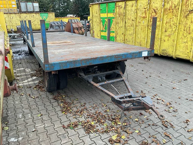 1999 van werven 2-a lbw platte wagen - afbeelding 4 van  10