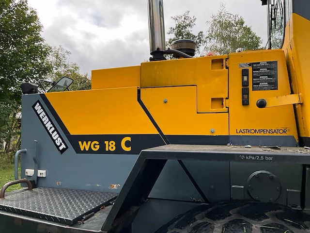 1999 werklust wg-18c shovel - afbeelding 10 van  43