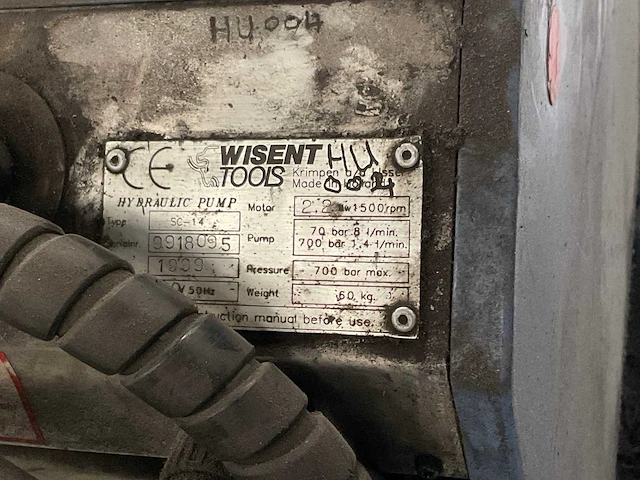 1999 wisent sc-14 mobiele ponsmachine - afbeelding 2 van  10