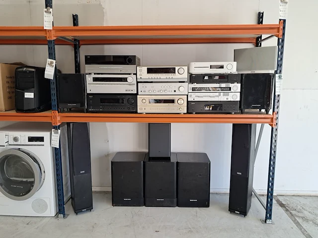 19x audio o.a. akai, denon, onkyo, harman/kardon, sonos en jbl, zwart - afbeelding 1 van  12